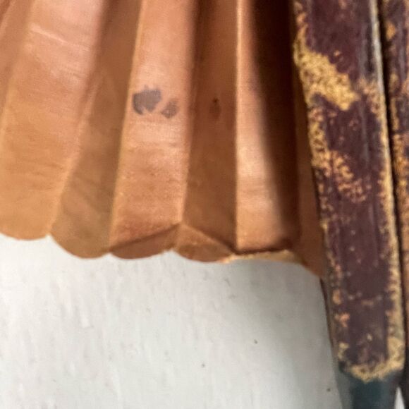 Victorian Mourning Fan Fans Lot of 3 colorful Black Red Gothic handheld - Picture 14 of 16